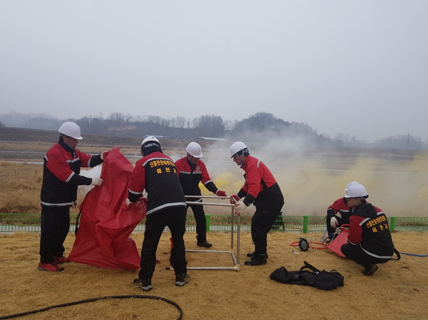 3.예천군 산불전문예방진화대 진화훈련